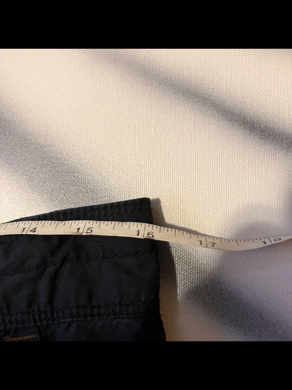 Y2K VTG Polo Jeans Co Ralph Lauren Bermuda Cargo Shorts Black Size 6 - Picture 6 of 8
